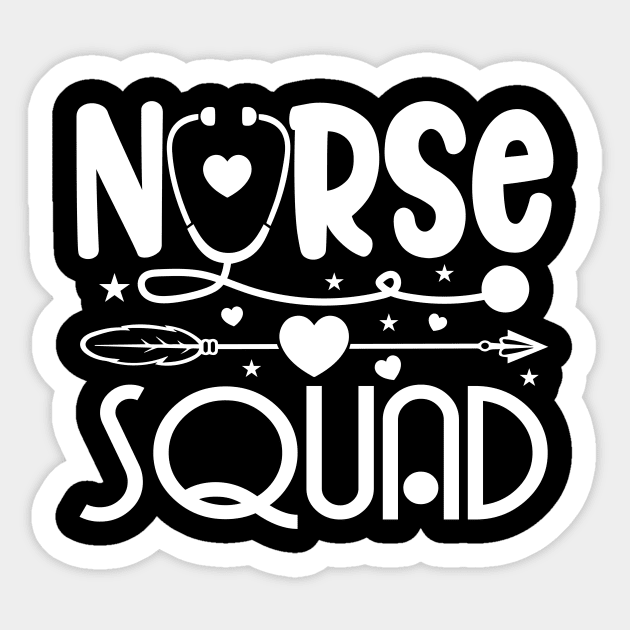 Nurse Squad Healthcare RN LPN CNA Nursing Sticker by Salimkaxdew